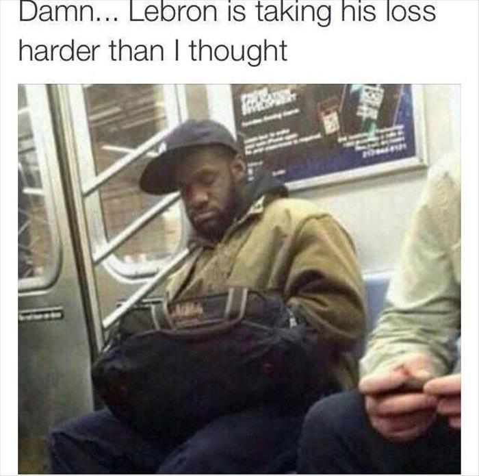 Lebron James is taking the 2015 NBA title loss more serious than I thought.