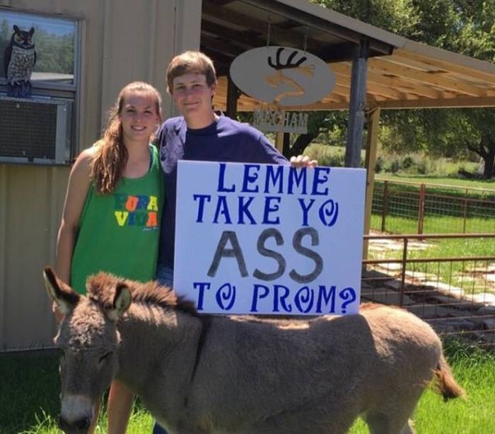 Lemme take yo ass to prom.