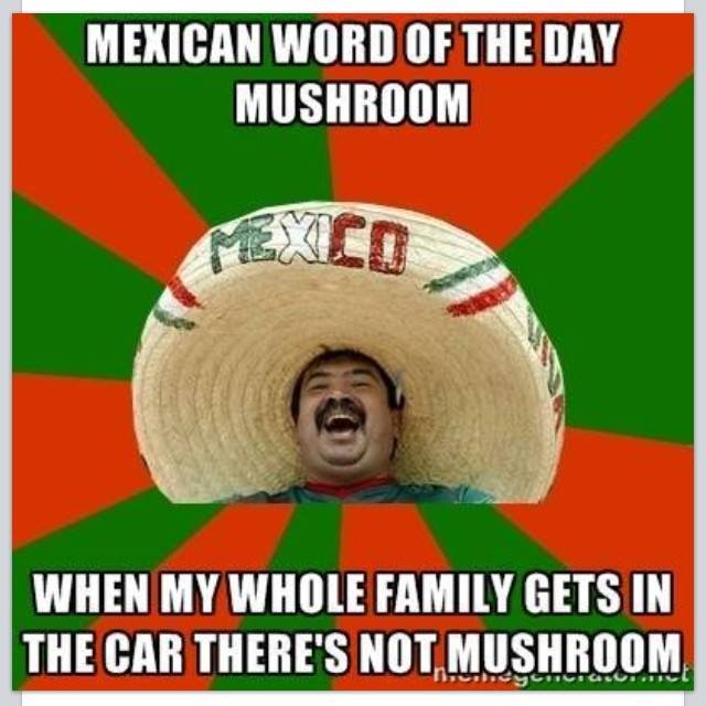 Mexican word of the day is Mushroom.