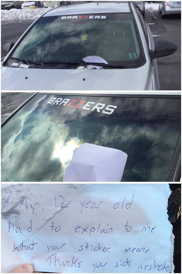 My 12-year-old had to explain to me what your sticker means.
