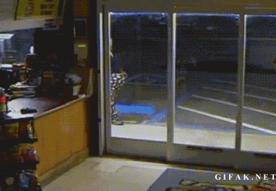Must have been this burglars first time. I have a feeling he never tried it again.