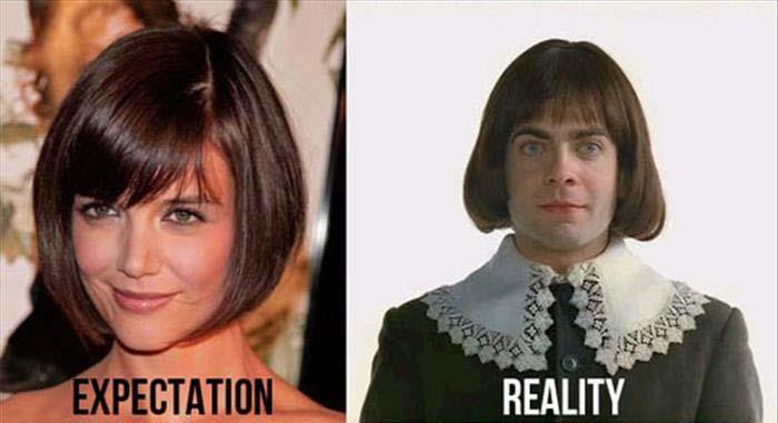 New Haircut: Expectation vs. Reality
