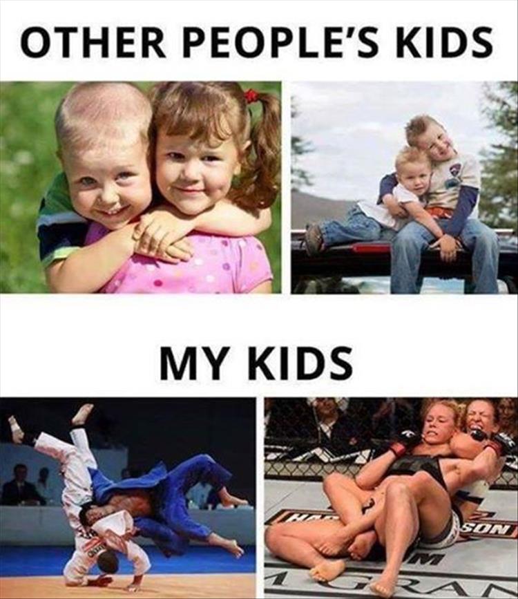 Other people's kids vs. My kids