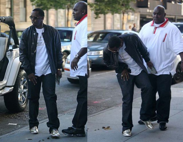 P. Diddy accidentally stepping in some P. Doody.
