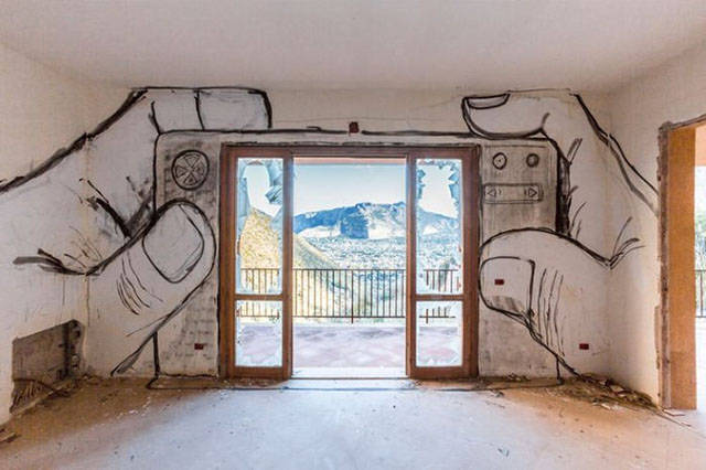 Room with a picture perfect view.