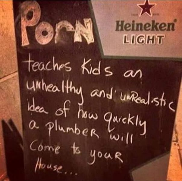 Porn is very unhealthy and unrealistic.