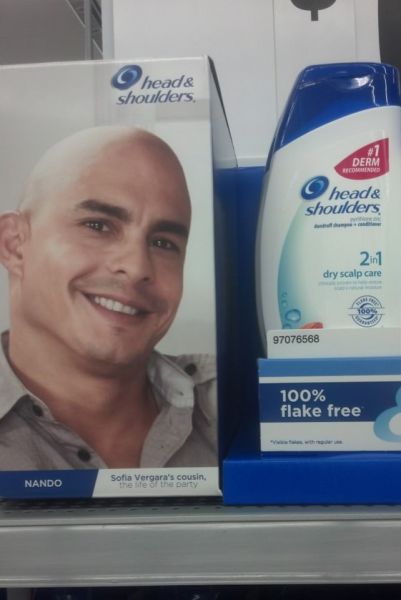 Probably Not The Best Guy To Use For A Head And Shoulders Shampoo Campaign.