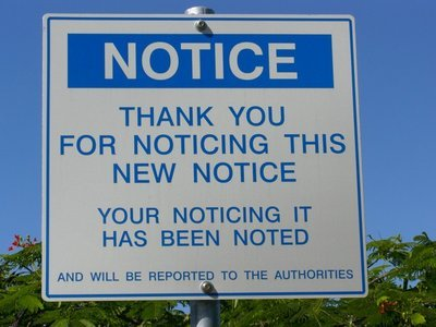 Remember folks you are always being watched at all times. 