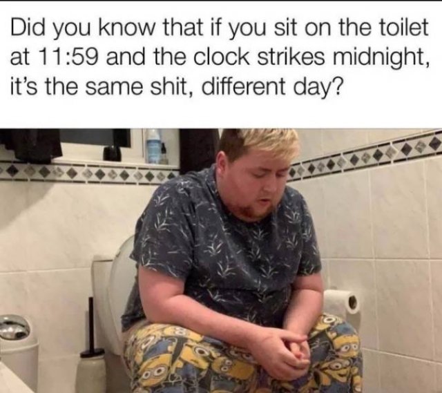 Same shit, different day.