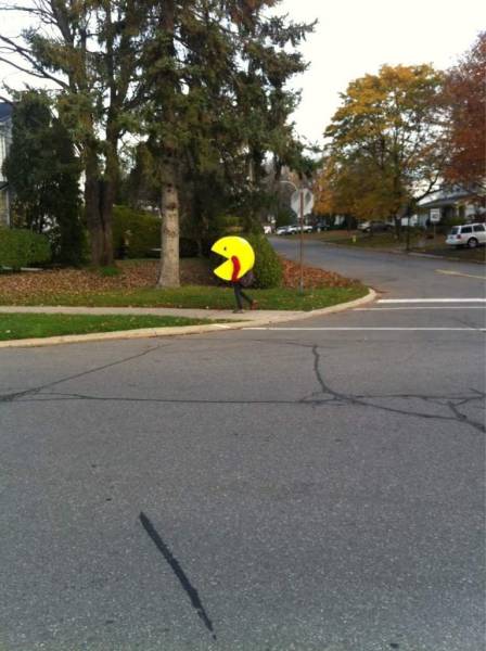 Saw Pac-Man walking down the street today.