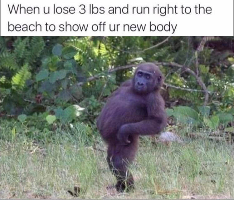 Show off that sexy new beach bod after losing weight.