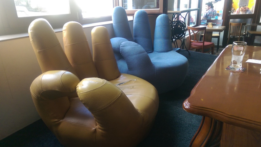 These chairs will make you feel okay.