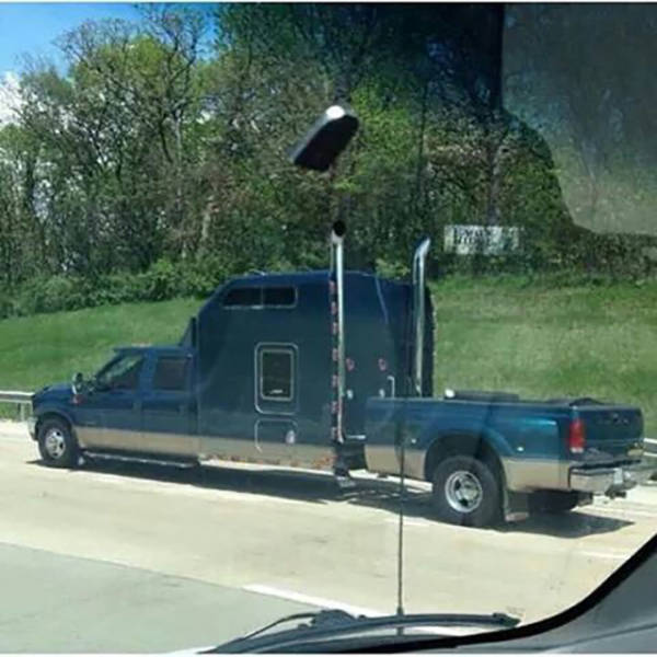 Sleeper cab on a pickup truck is great for those long road trips.
