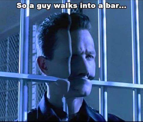 So a guy walks into a bar...