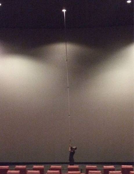 So this is how they change those light bulbs.