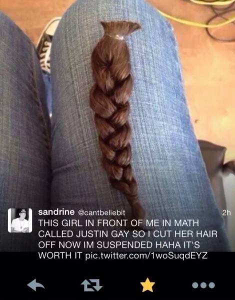 Some of these Beliebers are totally out of control.