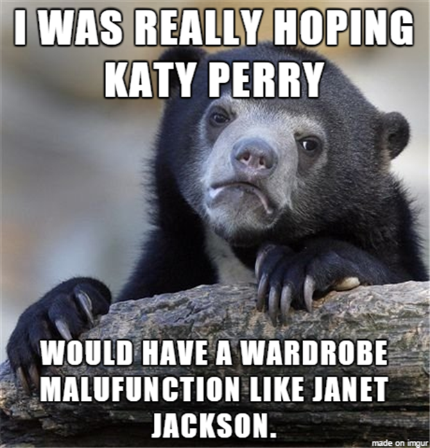 Some viewers were disappointed with Katy Perry's Superbowl halftime show.