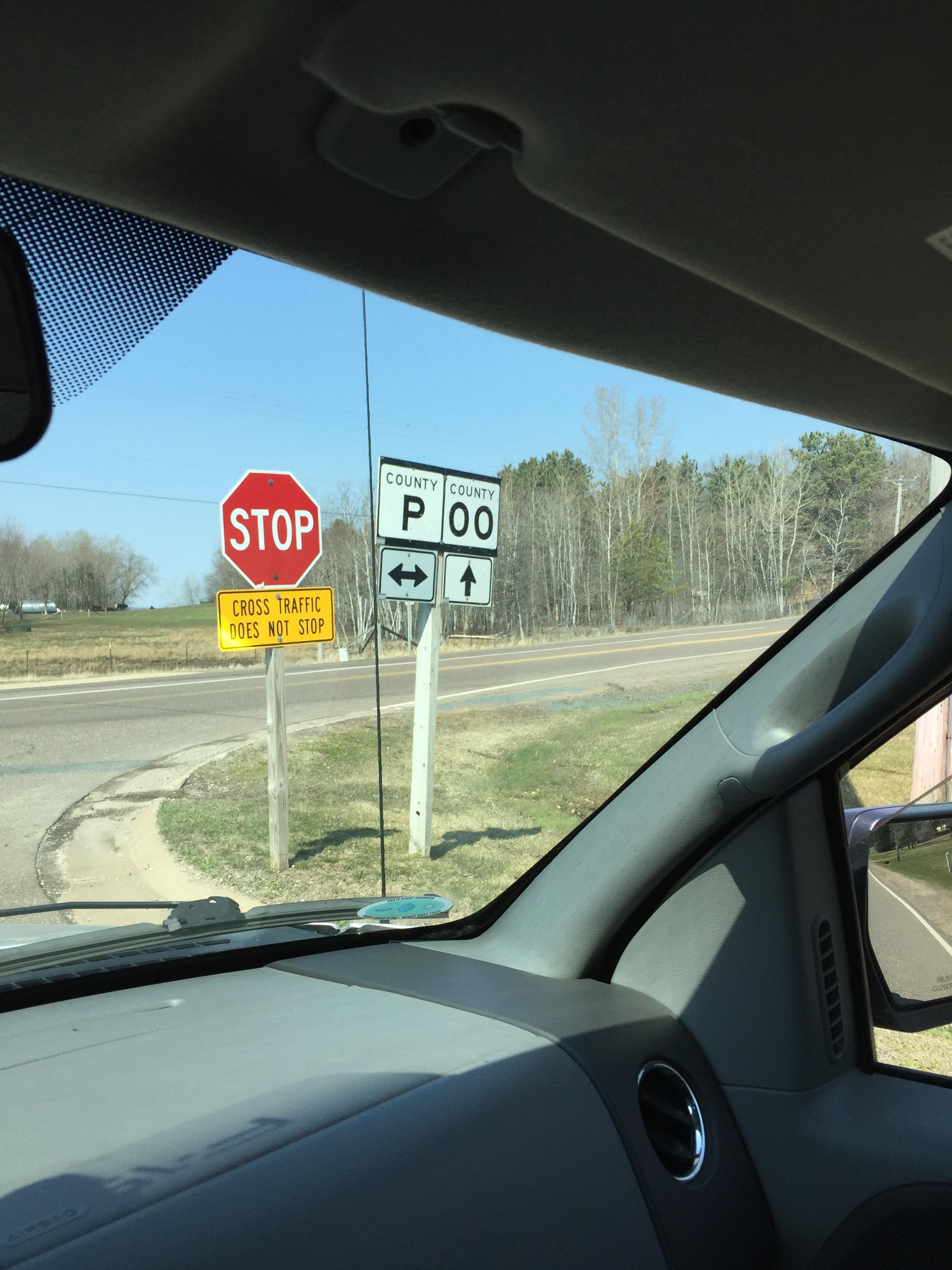 Stop and poo.