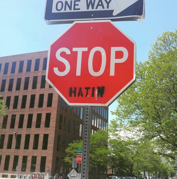 Great advice from this stop sign.