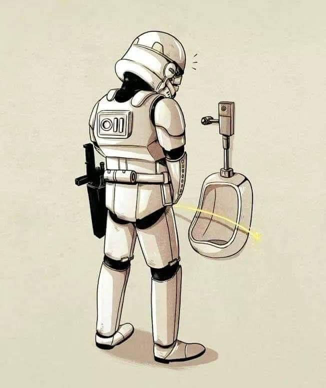 Stormtrooper's have terrible aim.