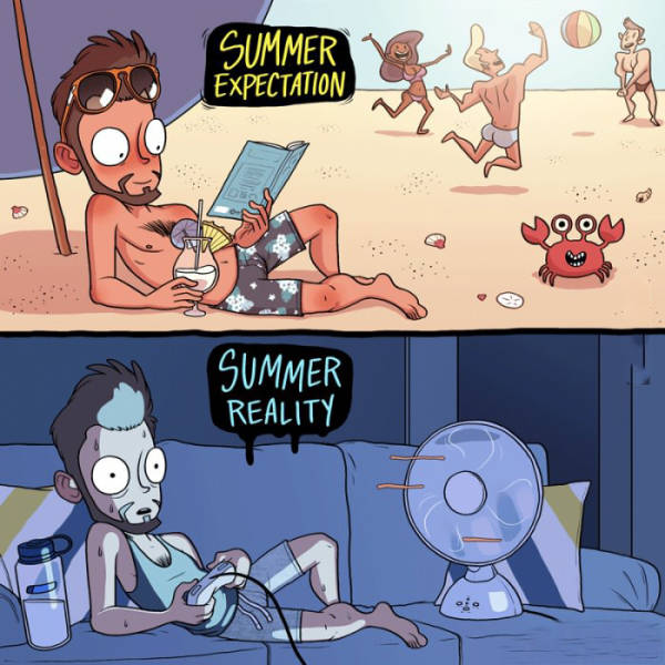 Summer Expectation vs Summer Reality
