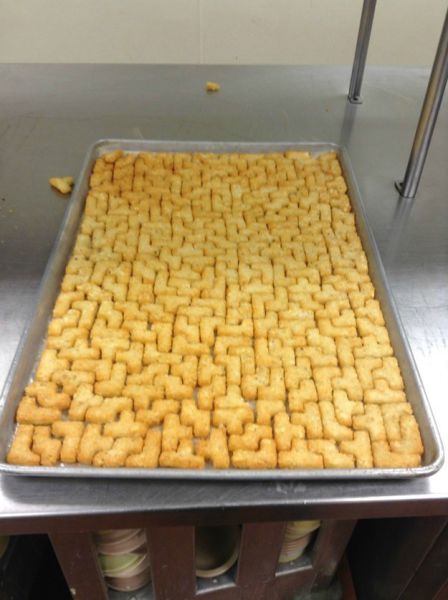 Tater Tots Inspired By The Classic Game Tetris