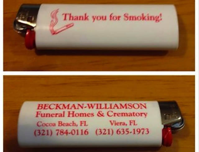 Thank you for smoking!