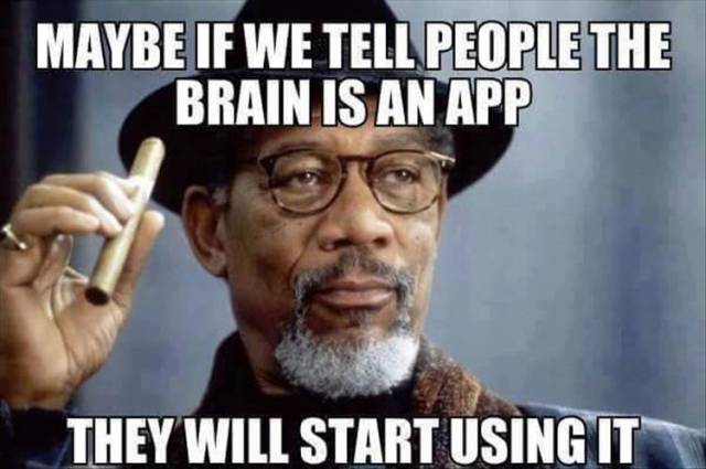 The brain is an app.
