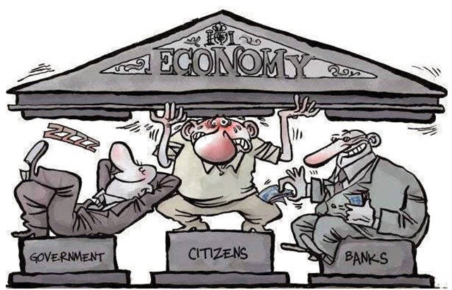 The Economy: Citizens vs. Government and Banks