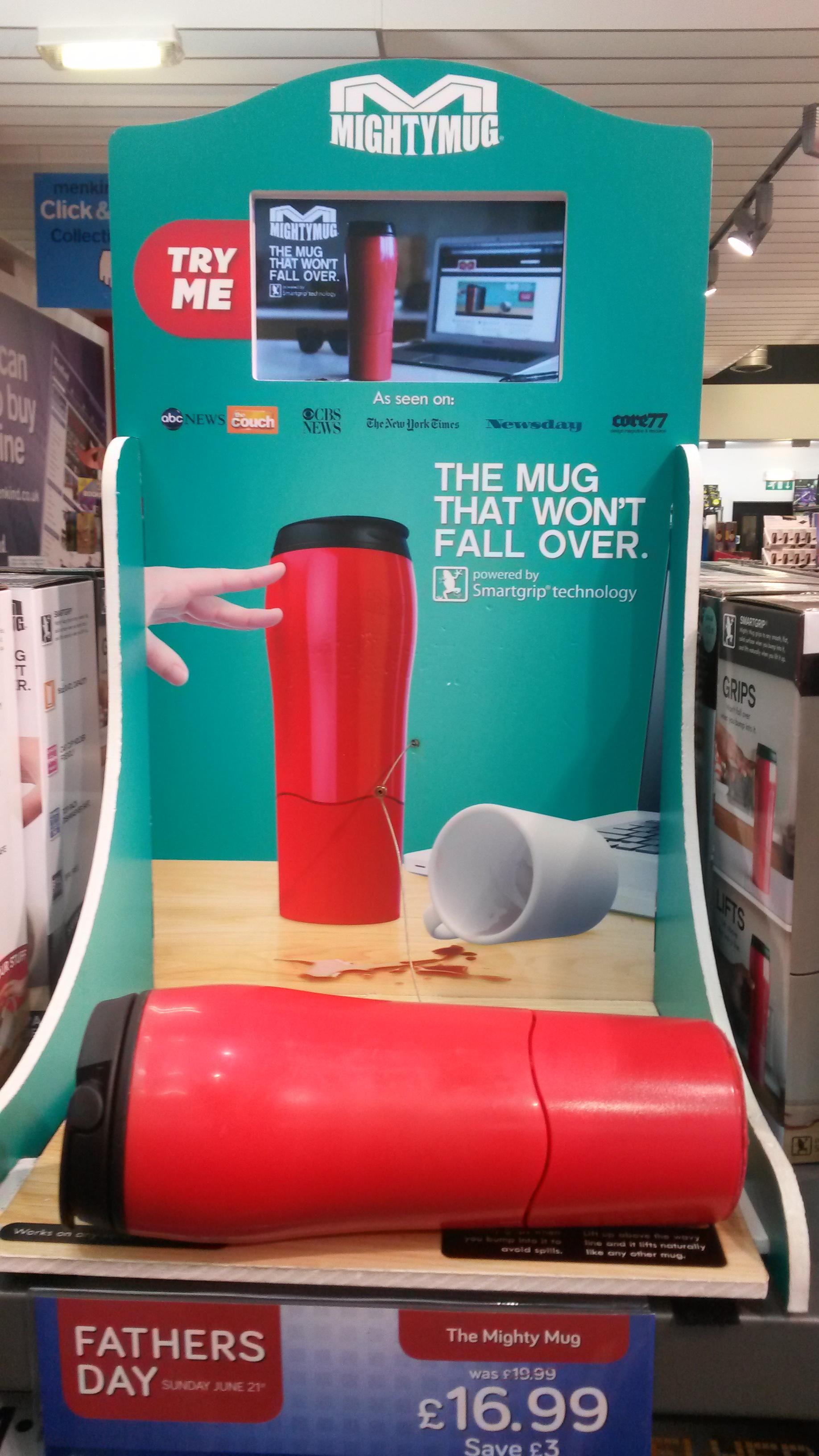 The mug that won't fall over.