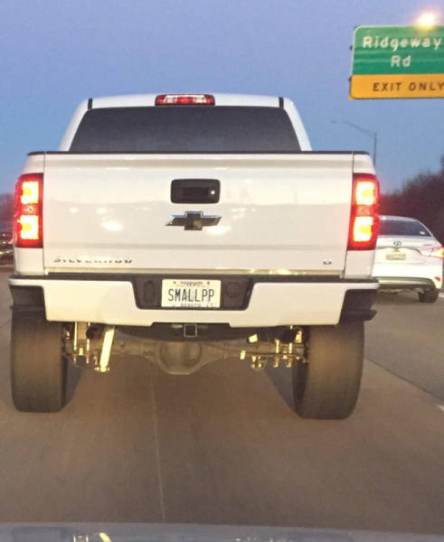 The myth about guys who drive lifted trucks might be true.
