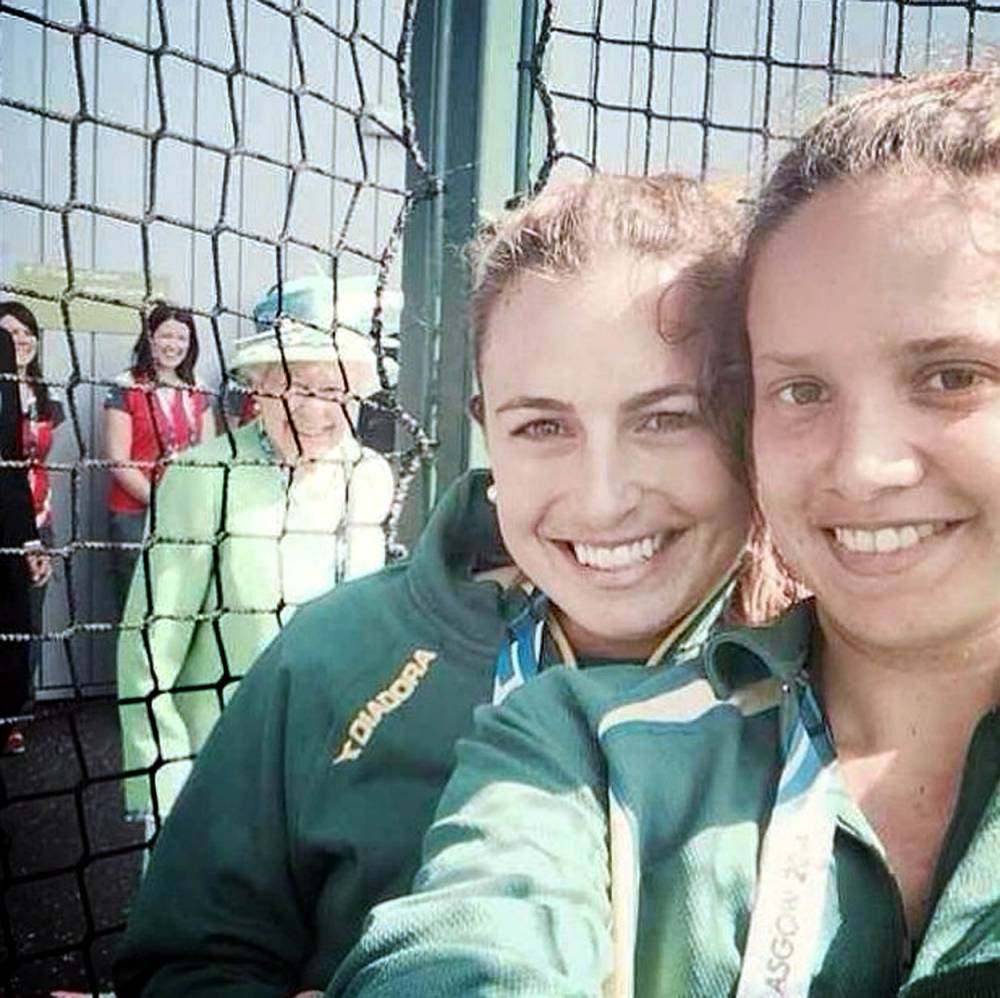 The Queen Photo Bombed Their Selfie