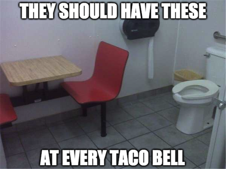 They should have these at every Taco Bell.