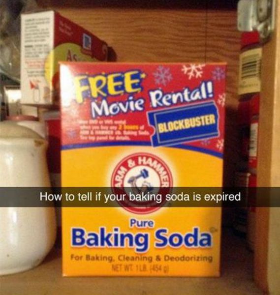 This is a sure sign that your baking soda has reached its expiration date.