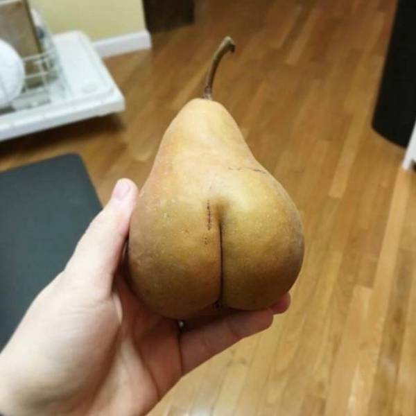 Juicy ass pear.