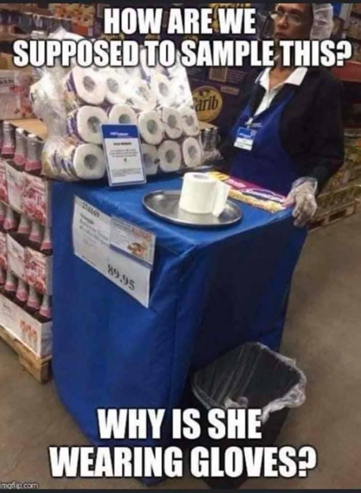 Toilet paper samples?