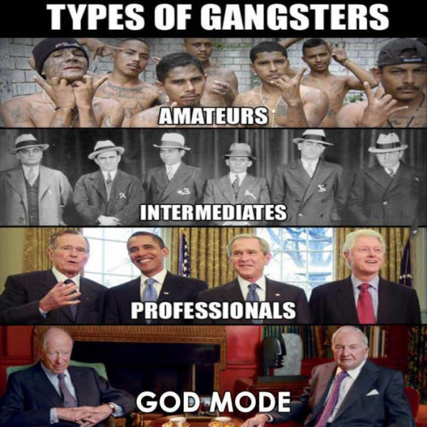 Types of gangsters.