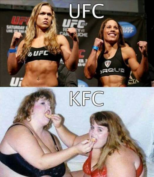 UFC vs, KFC