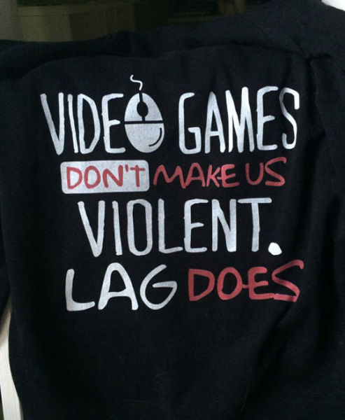 Video games do not cause people to be violent.