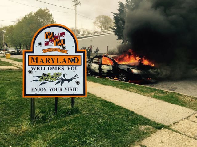 Welcome to Maryland. Enjoy your visit!