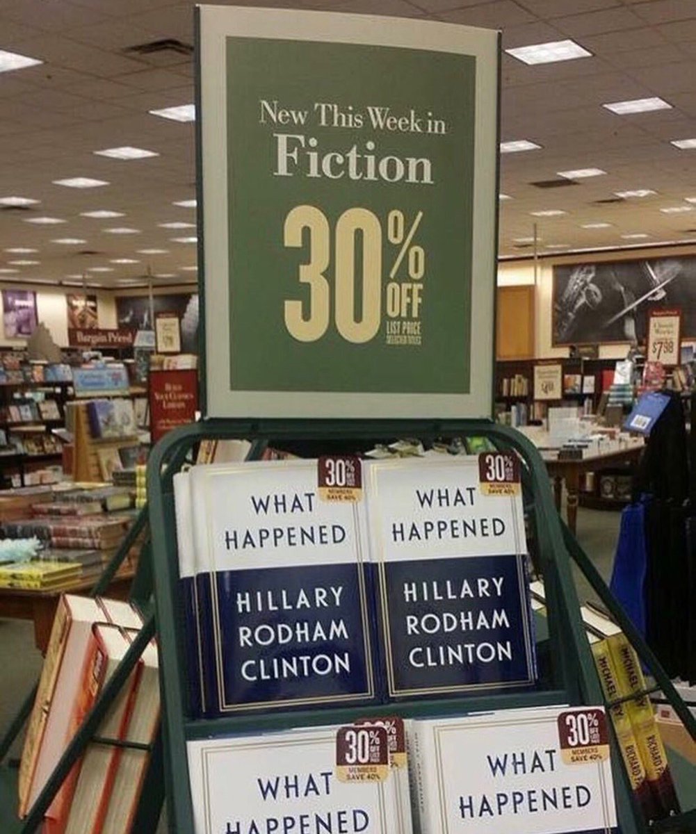 'What Happened' by Hillary Clinton is on sale now.
