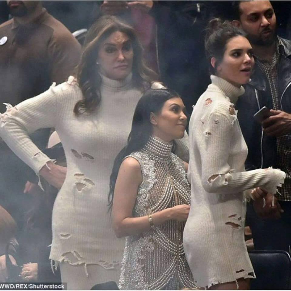 When you show up to the club wearing the same dress as your Dad.