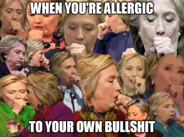 When you're allergic to your own bullshit.