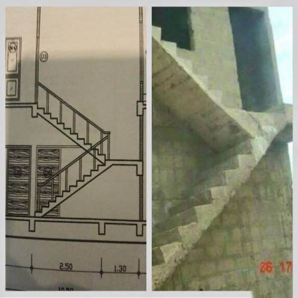 Do you blame the architect or construction workers?