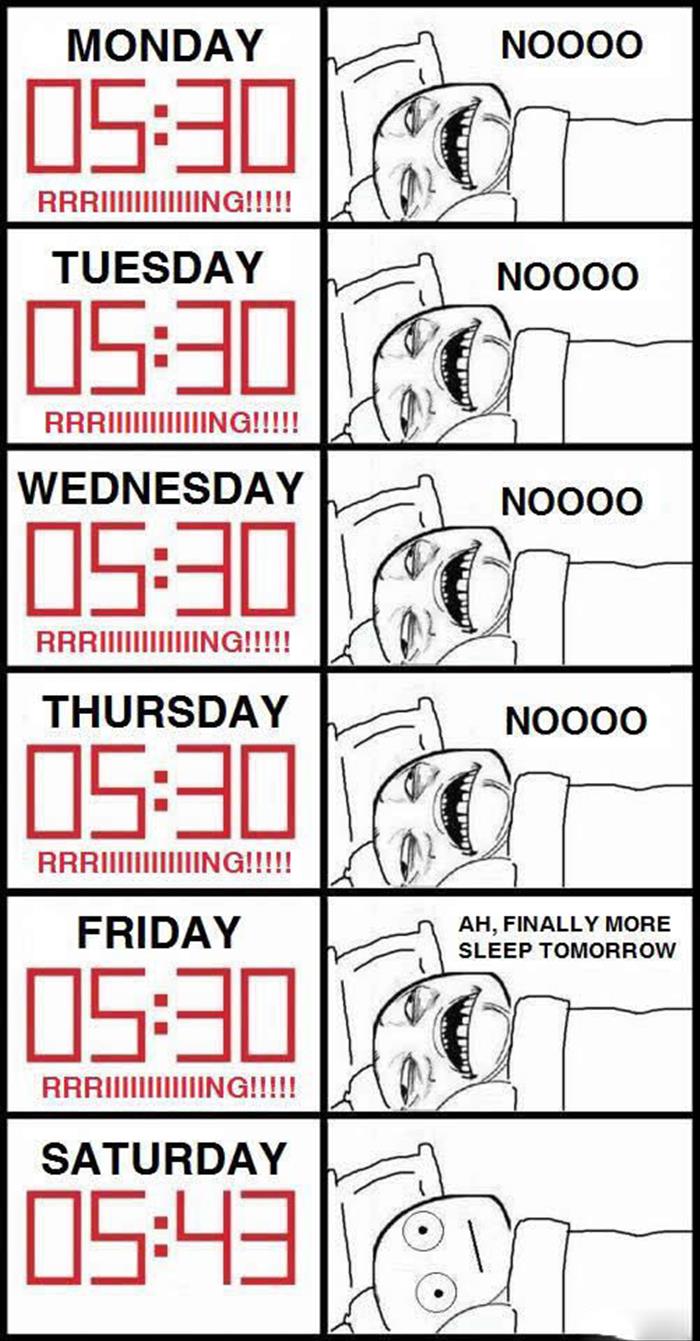 Why do you always wake up early on your day off after wishing you could sleep in all week?