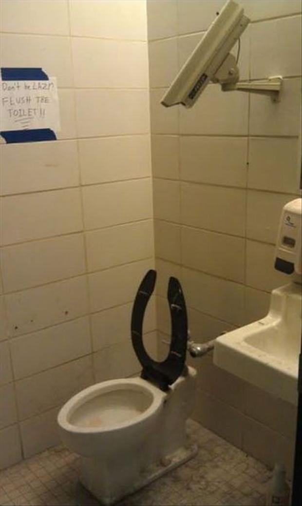 You Better Flush The Toilet! 