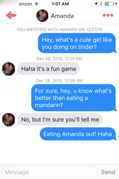 This guy really knows how to Tinder.