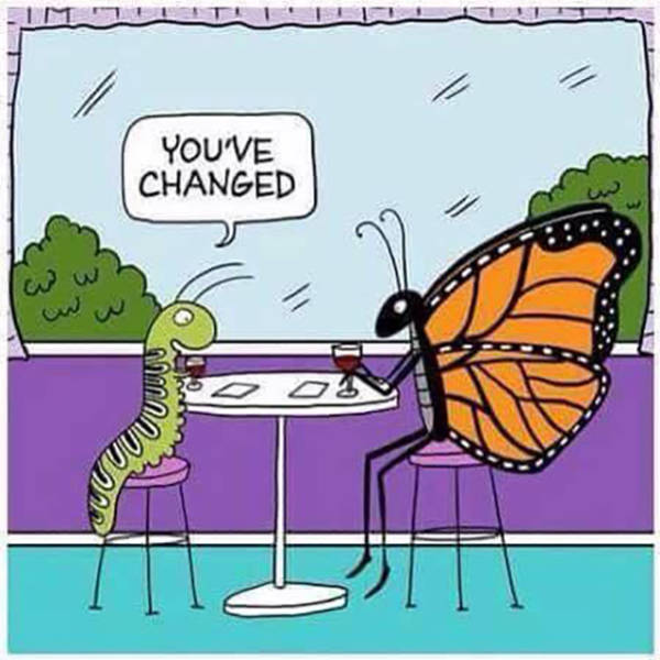 You've changed.