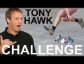 Tony Hawk's heelflip for charity challenge.