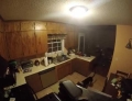 Dog accidentally clears the counter when nobody was around.